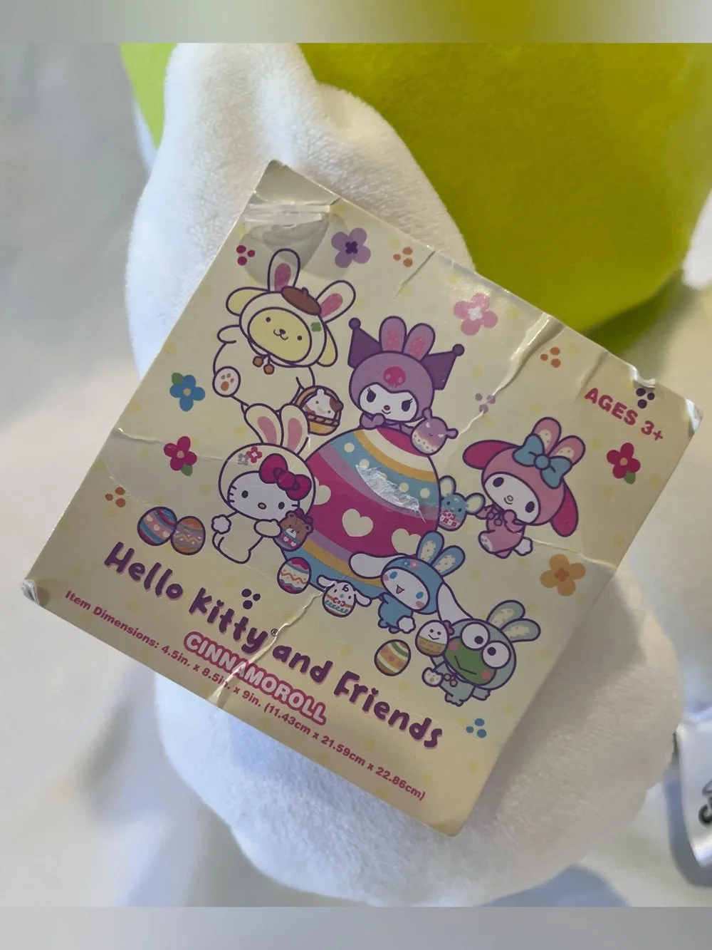 Sanrio Cinnamoroll Frog Hoodie Easter Plush 9” NWT 2024